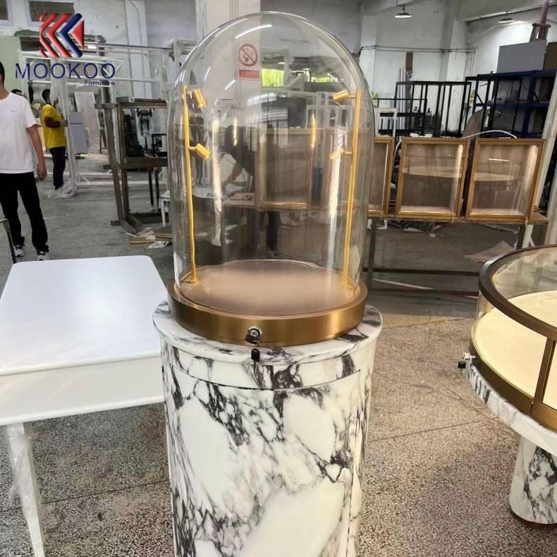 Marble Base Jewelry Display Cabinet best