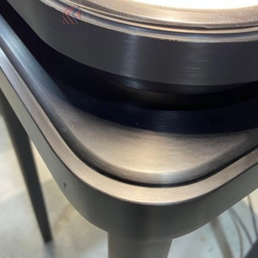 MOOKOO Luxury Curved Glass Display Pedestal price