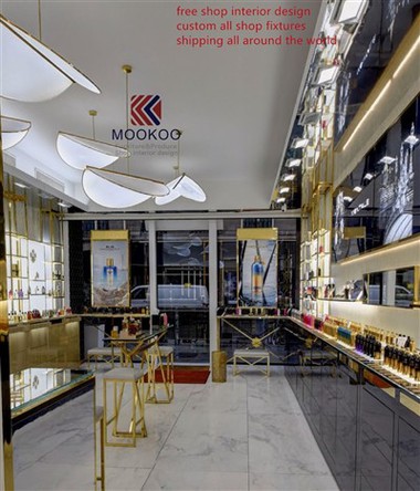 Kujundage parfüümi kosmeetiline kiosk Duty Free Shop jaoks