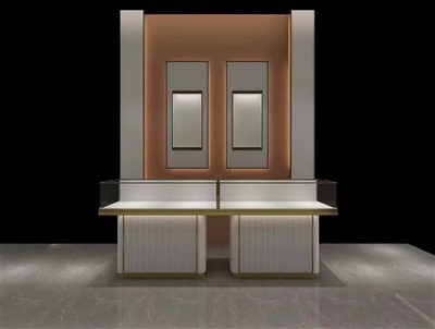 Table Jewelry Showcase Mall kiosk