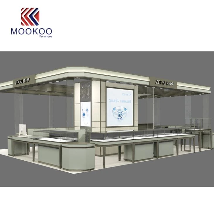 Wood Jewelry Display Counter