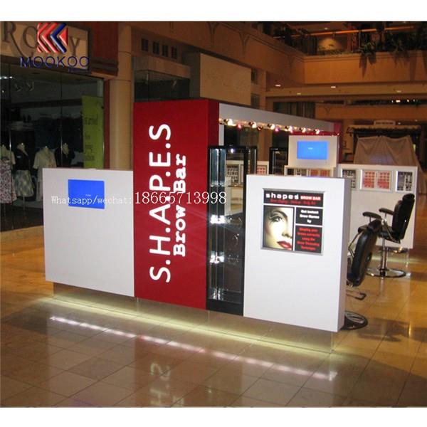 Commercial Red Cosmetic Showcase