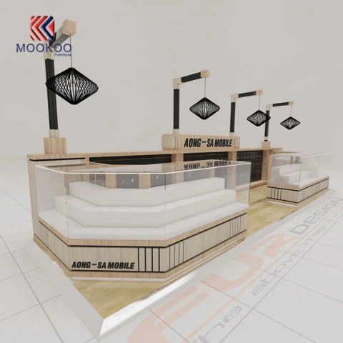 Kohandatud mobiiltelefonide kuvamise kiosk