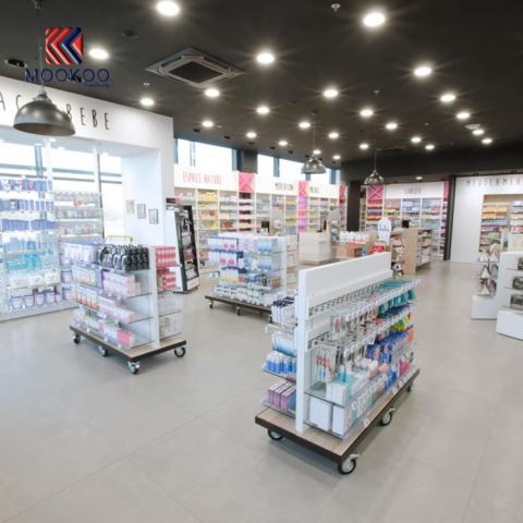 Kaasaegse stiili kohandatud apteekide kaupluse mööbel